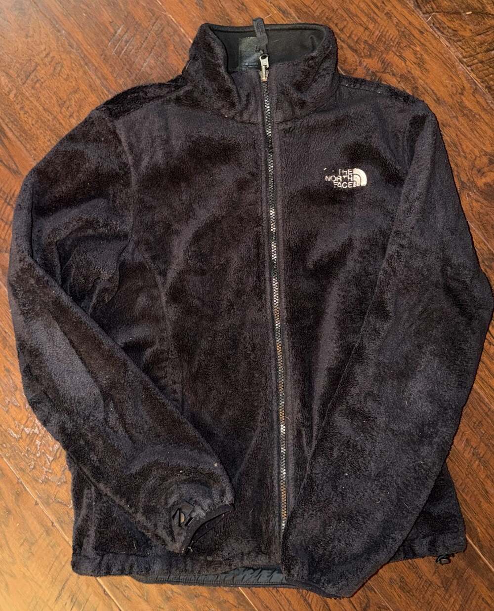 The North Face Women's Black Faux Fur Zip up